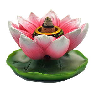 Backflow Incense Burner - Mini Pink Lotus