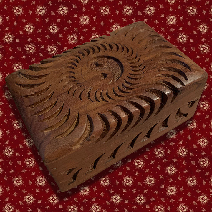 Wooden Yin Yang Box
