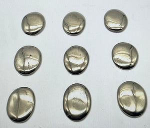 Pyrite Oval Worry Stones