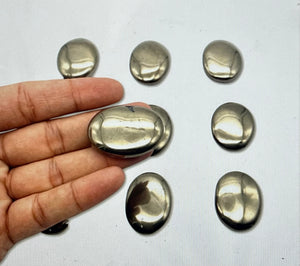Pyrite Oval Worry Stones