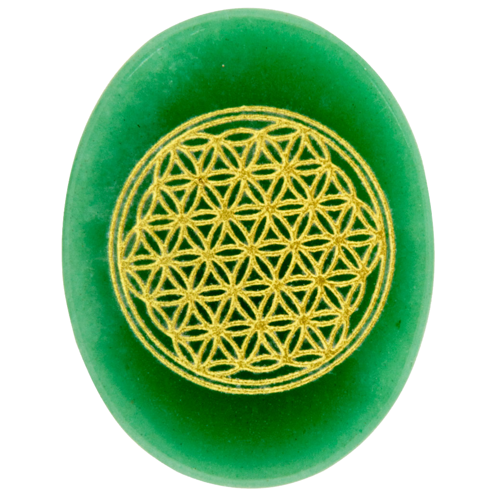 
            
                Load image into Gallery viewer, Flower of Life Pocket Stone
            
        