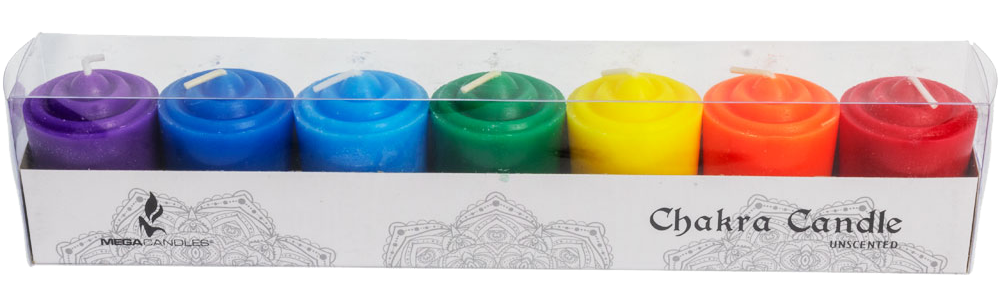 
            
                Load image into Gallery viewer, Chakra Votive Meditation Candles
            
        