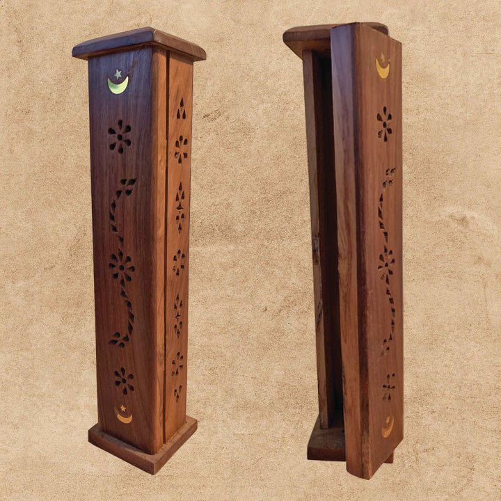 Wooden Tower Incense Burner